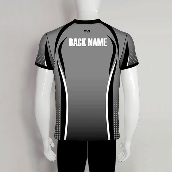 AJZ13 Performance Gray Custom Archery Team Shirts