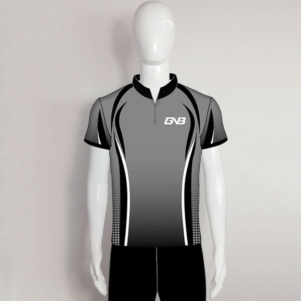 AJZ13 Performance Gray Custom Archery Team Shirts