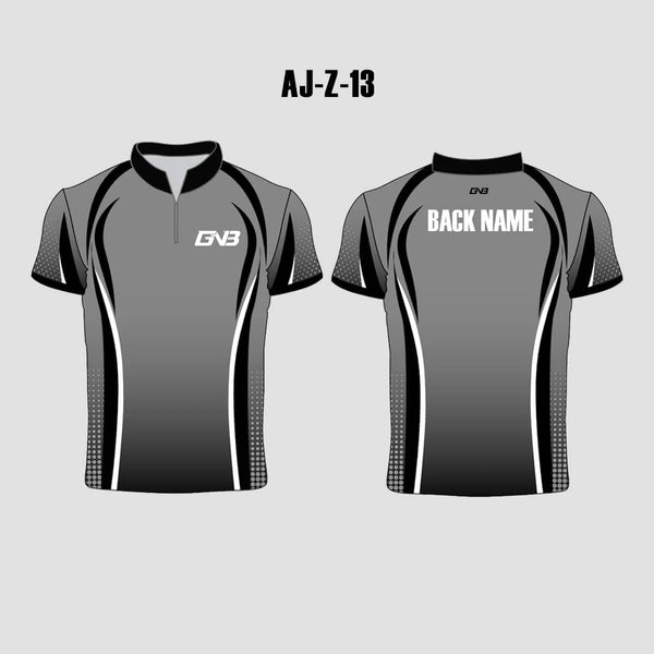 AJZ13 Performance Gray Custom Archery Team Shirts