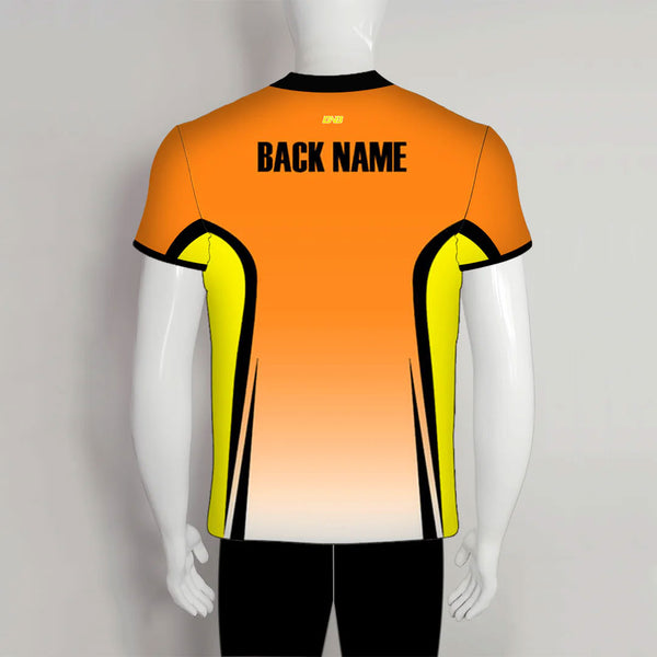 AJZ14 Orange Yellow Custom Archery Team Jerseys