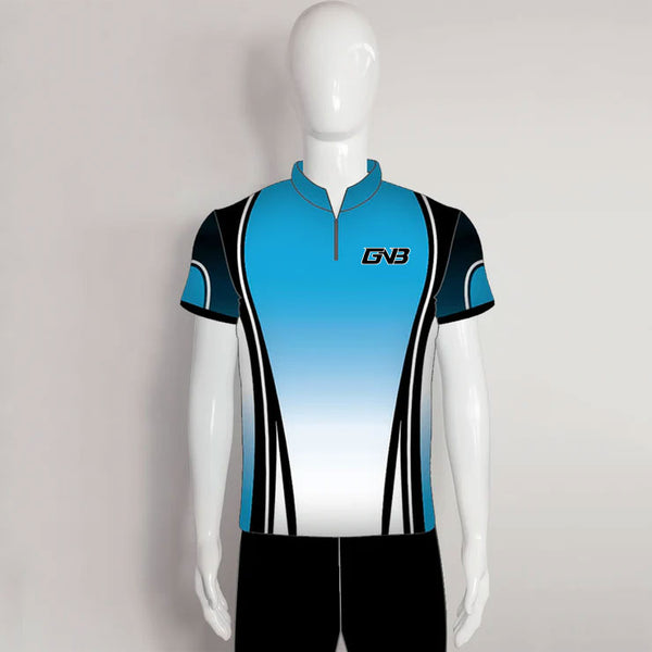 AJZ17 Blue/Black/White Custom Archery Jerseys