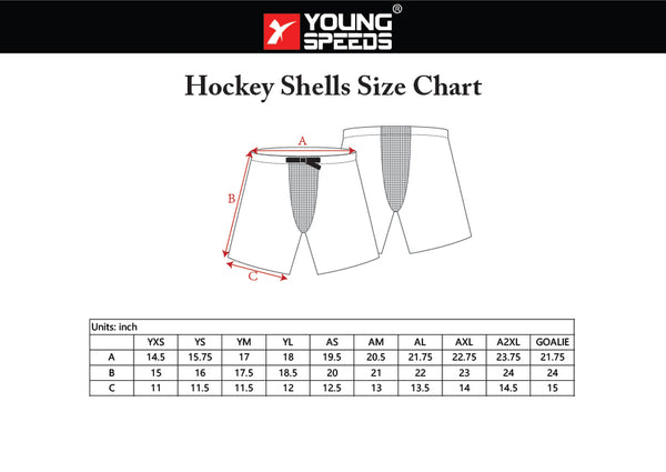 Custom Sublimated Hockey Pant Shells Shorts - DESIGN YOUR OWN
