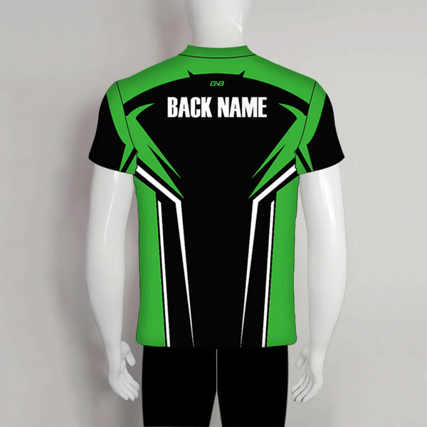 AJZ25 Green Custom Sublimated Zip Archery Jerseys