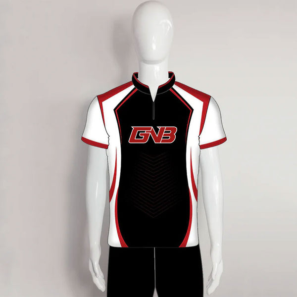 AJZ31 Black Red Custom Archery Jerseys