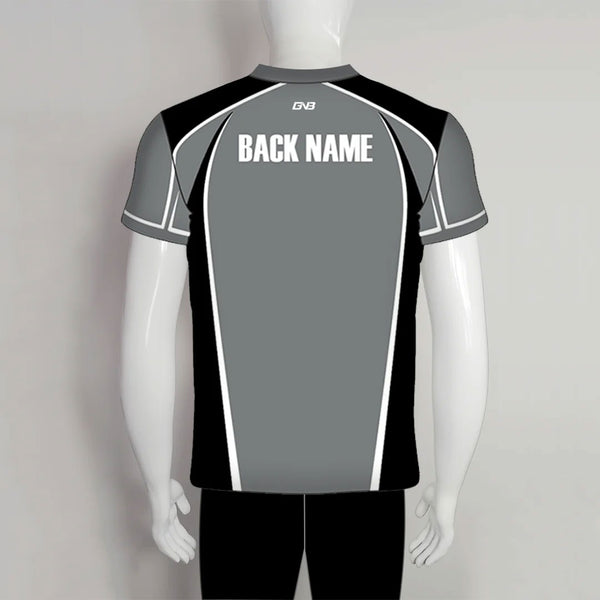 AJZ32 Grey Black Custom Archery Jerseys