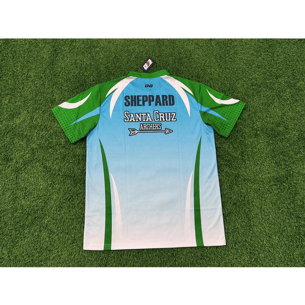 AJZ15 Purple/White/Blue Custom Archery Club Jerseys