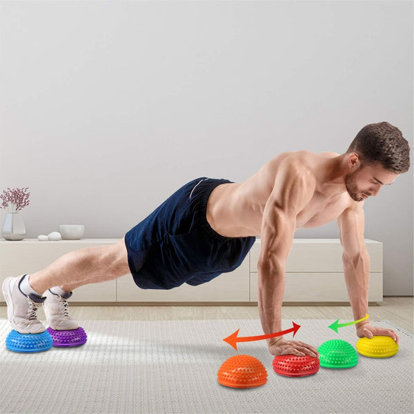 Hedgehog Balance Pods-Set of 12 with Hand Pump