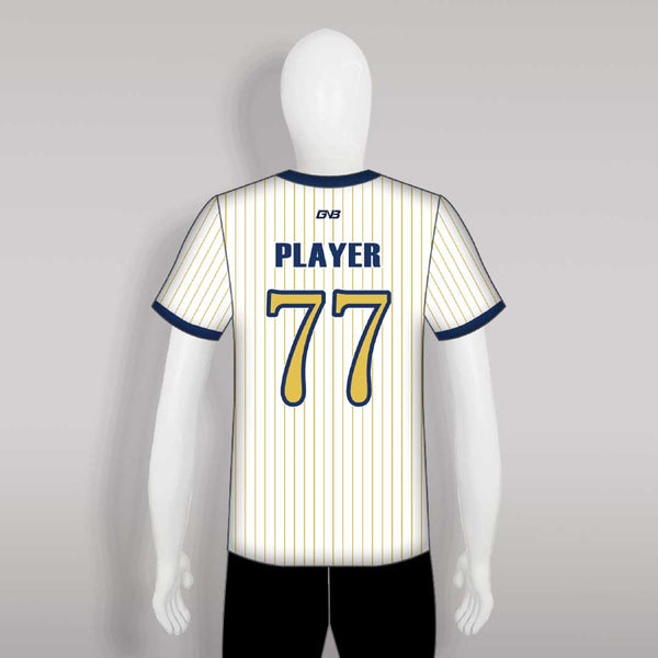 C36 Pinstripe Custom Crew Baseball Shirts for Men and Women