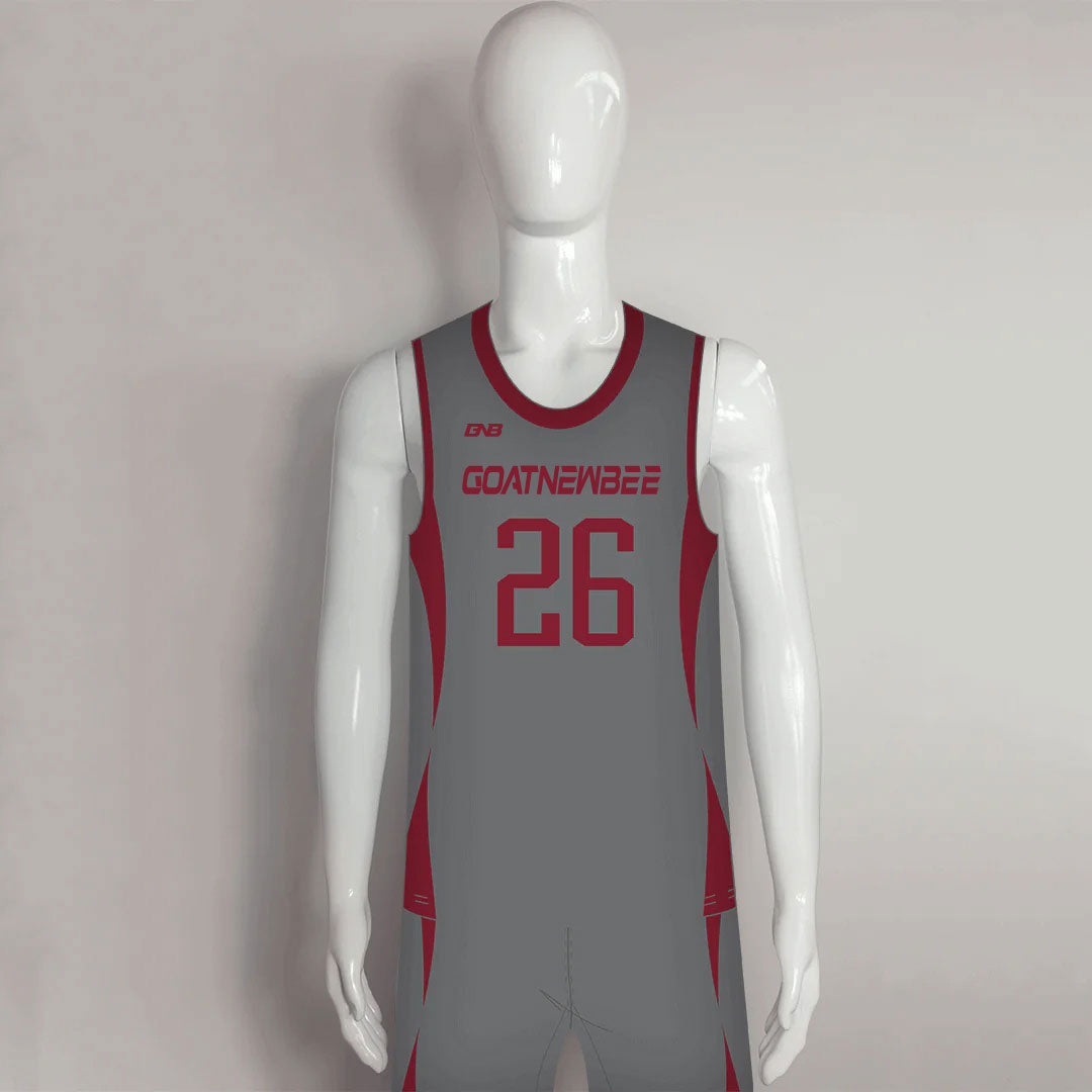 ☆FREEDOM☆ Coated Mesh Basketball Jersey Gray FD24SMSL0170G silver_gray_0035_600x.jpg?v=