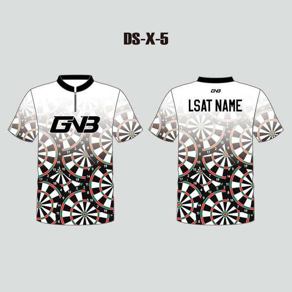 DSX5 Seamless Dartboard Pattern Dart Jerseys Custom Made