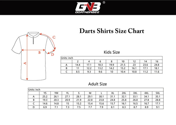 DSX1 Patriotic Distressed Dartboard Sublimated Custom Darts Shirts