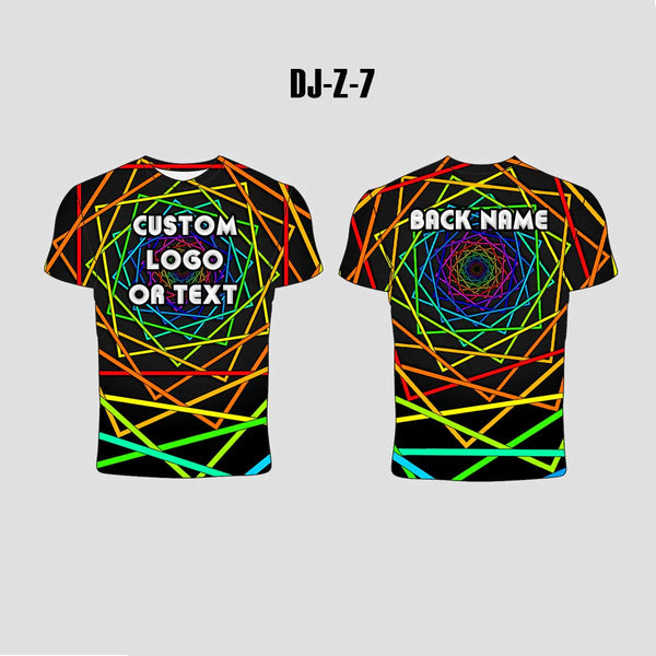 EDM Rave Music Festival Trippy Cool Sublimated Custom Shirts