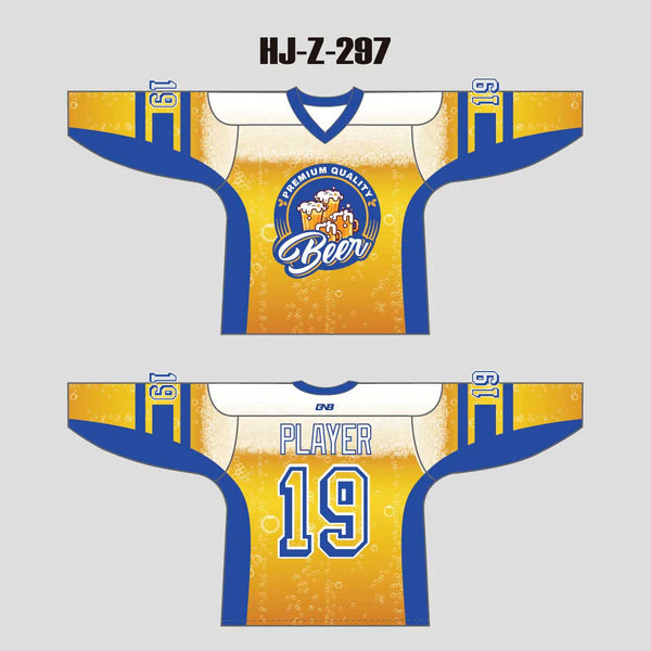 HJZ297 Beer League Custom Hockey Jerseys