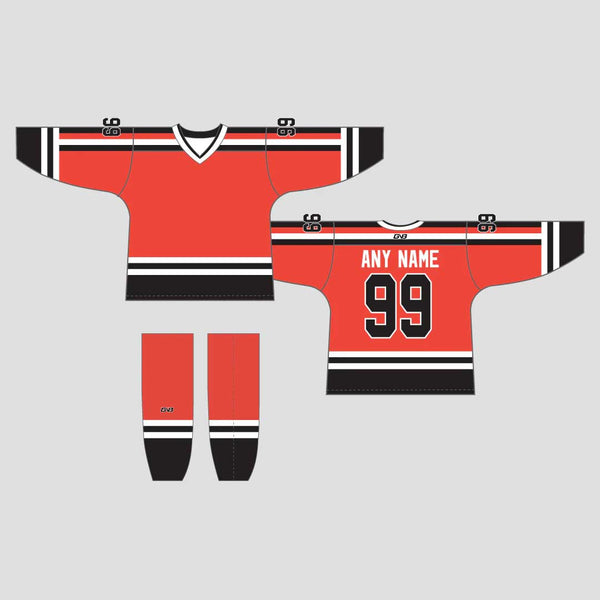 Z84 Sublimated Custom Team Hockey Jerseys Socks