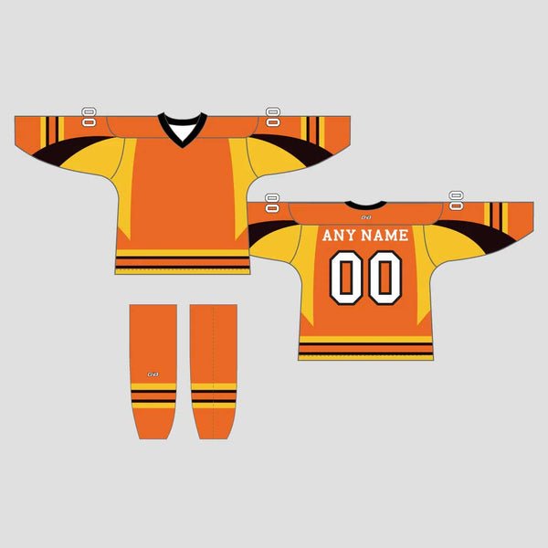 Z96 Sublimated Custom Team Hockey Jerseys Socks