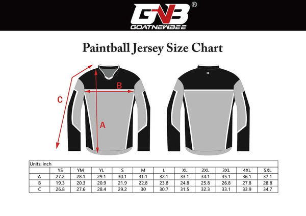 Design Your Own Paintball Jerseys Custom Design