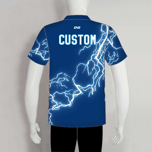BJX4 Lightning Men's and Women's Custom Bowling Sublimated Jerseys