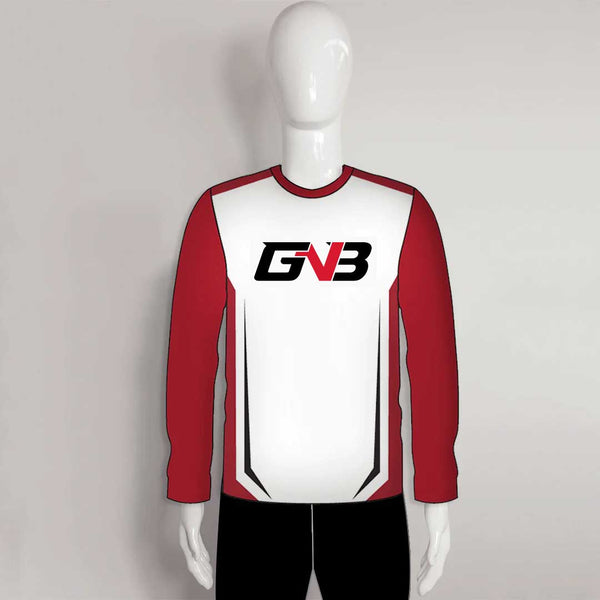 FJZ01 Sublimated Custom Sun Protection Fishing Shirts Crew Neck