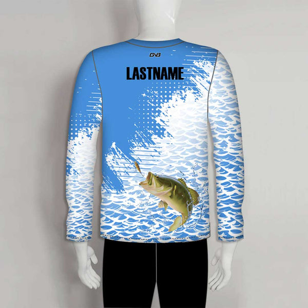 FJZ20 Largemouth Bass Custom Performance Fishing Shirts