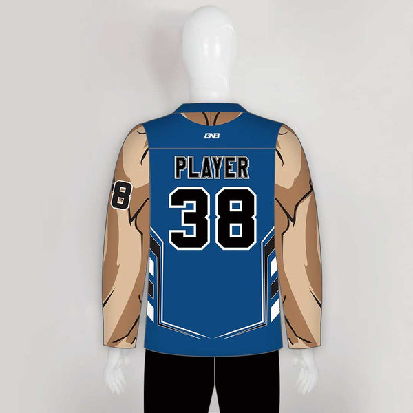 HJZ244 Muscle Man Sublimated Custom Hockey Jerseys