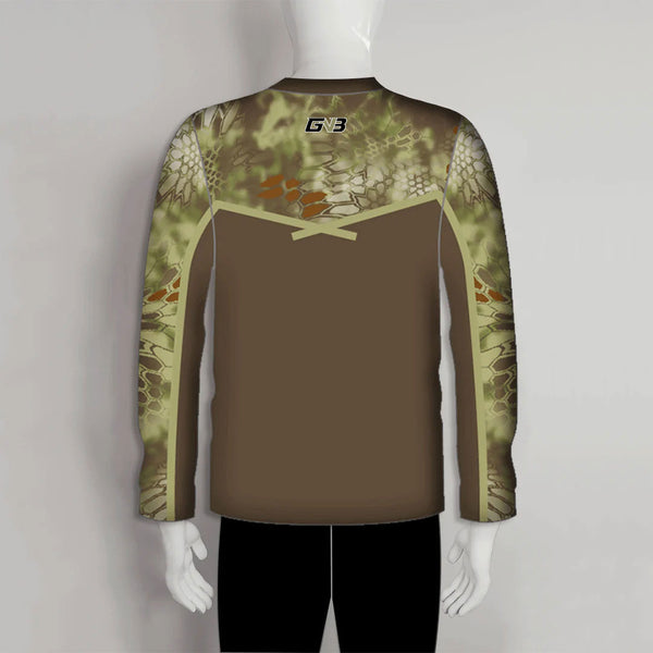 FJZ73 Green Custom Performance Fishing Shirts