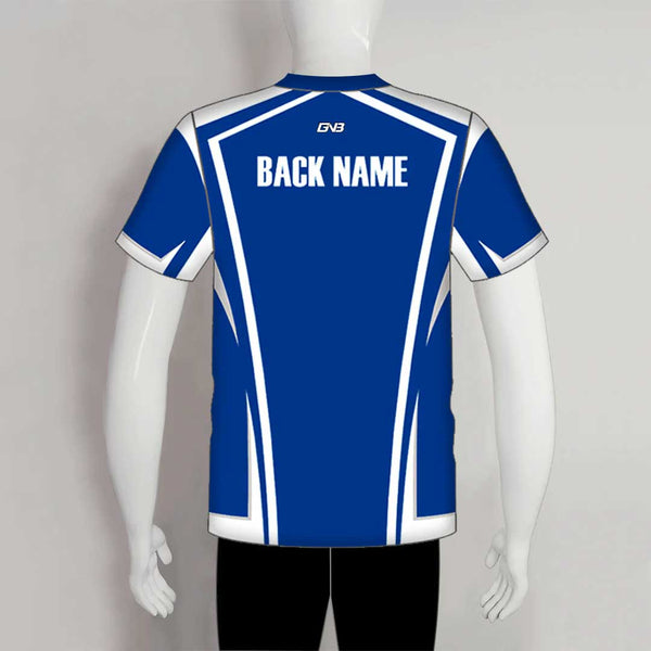 SJZ05 Navy White Sublimated Custom Practical Shooting Jerseys