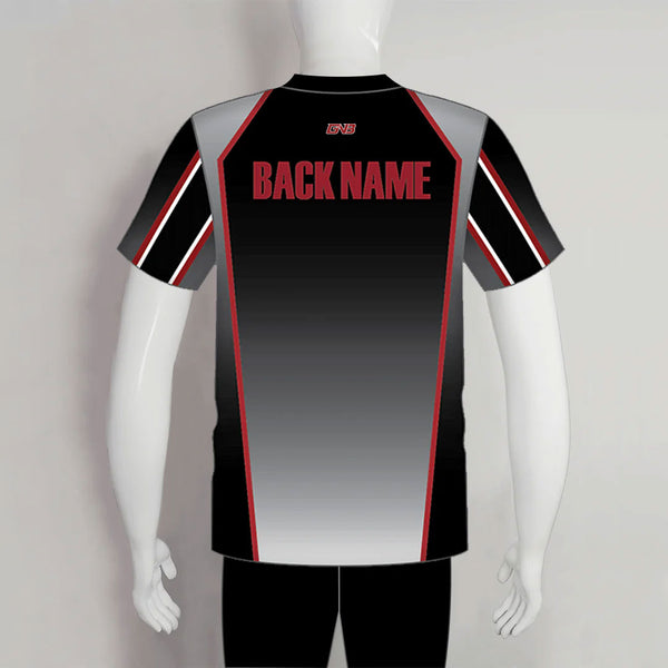 AJZ37 Black Gray Custom Blank Archery Shooter Shirts