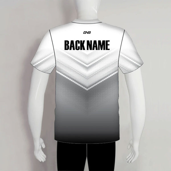 AJZ38 White Gray Custom Cool Archery Shooting Shirts