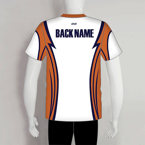 AJZ6 Short Sleeve Custom White Archery Jerseys