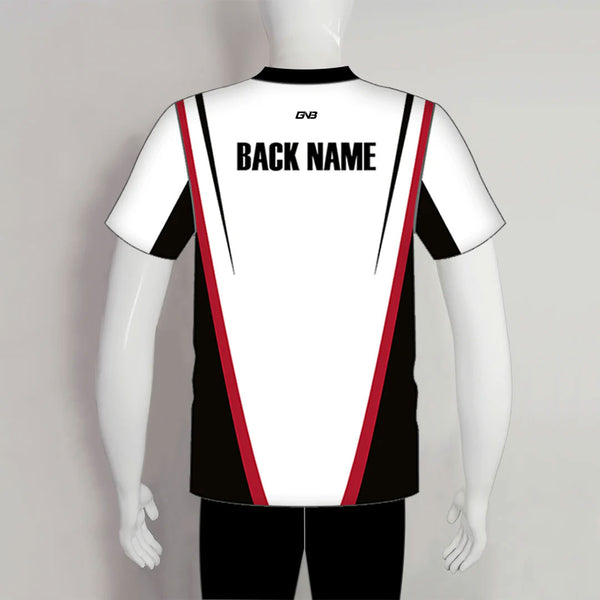 AJZ8 Black/Red/White Performance Custom Archery Jerseys