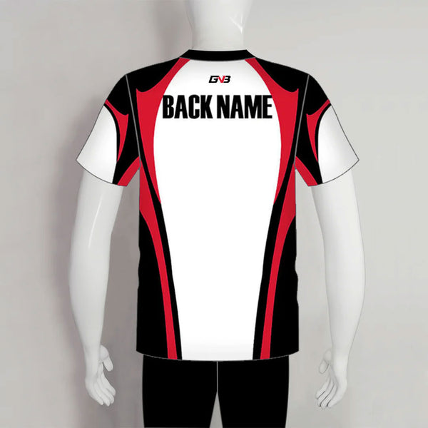 AJZ30 Black White Red Custom Archery Jerseys
