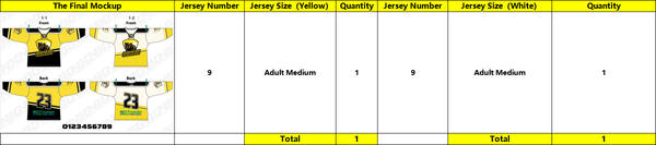 Barron Chetek Youth Hockey Custom Sublimated Hockey Jerseys - 2