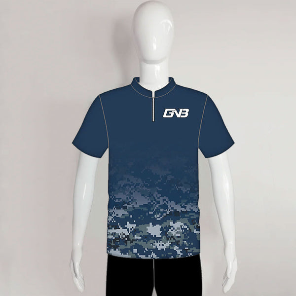 AJX1 Navy Camouflage Custom Archery Shooter Jerseys