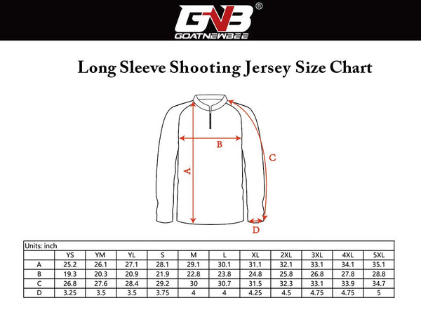Sublimation Custom Long Sleeve Performance Shooting Jerseys - DESIGN YOUR OWN