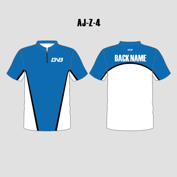 AJZ4 Blue Custom Sublimated Archery Jerseys