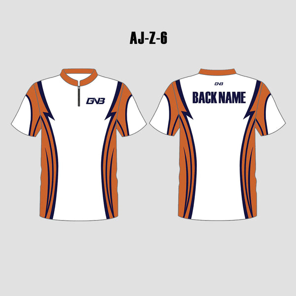 AJZ6 Short Sleeve Custom White Archery Jerseys