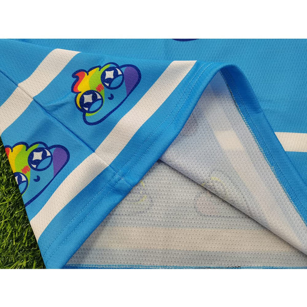 HJZ321 Funny Unicorn Pooping Rainbow Custom Hockey Jerseys - YoungSpeeds