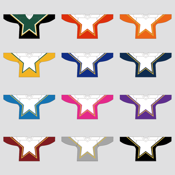 HJC125 Dallas Stars 1999-2000 Throwback White Blank Custom Hockey Jerseys - YoungSpeeds