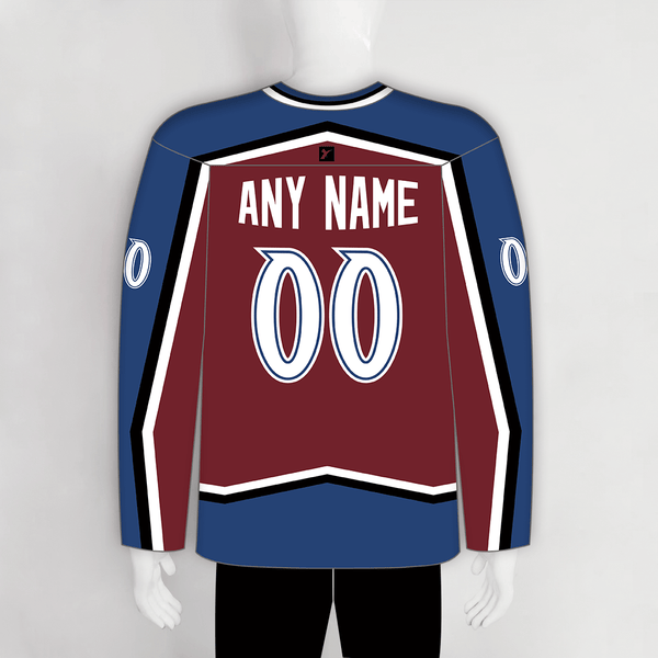 HJC115 1996 Colorado Avalanche Blank Custom Retro NHL Jerseys - YoungSpeeds