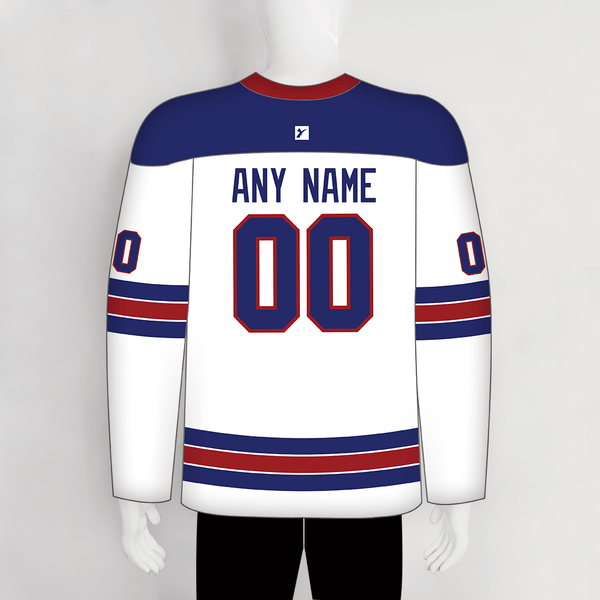 HJC131 2010 Team USA Throwback Hockey Jerseys Blank Custom Made - YoungSpeeds
