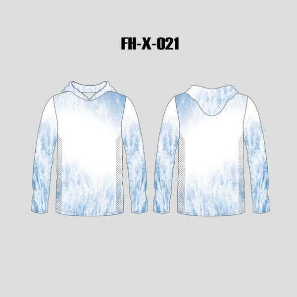 FHX021 Sea Water Foam Performance Custom Fishing Hoodies - YoungSpeeds