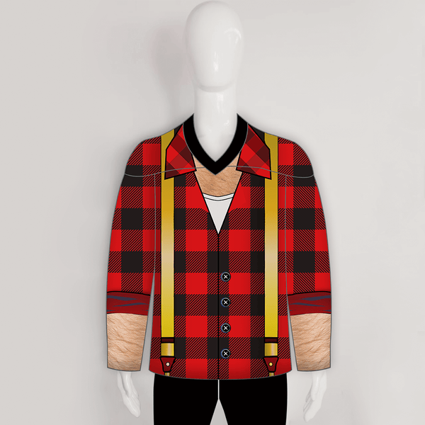 HJQ2 Lumberjacks Custom Sublimated Hockey Jerseys Multi Color Options - YoungSpeeds