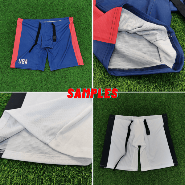 Custom Sublimated Hockey Pant Shells Shorts - DESIGN YOUR OWN - YoungSpeeds