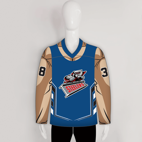 HJZ244 Muscle Man Sublimated Custom Hockey Jerseys - YoungSpeeds