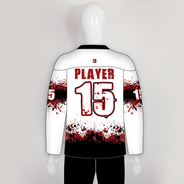 HJZ287 Three Headed Skull Sublimated Custom Cool Hockey Jerseys - YoungSpeeds