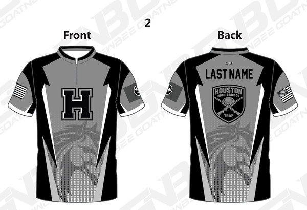 Houston High School Booster Club Custom Shooting Jerseys 2