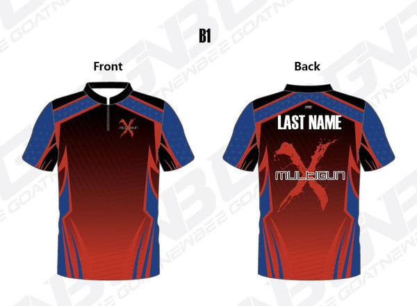 Xtreme MultiGun USPSA Custom Shooter Jerseys
