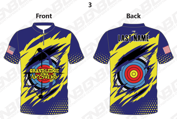 Grand Ledge Archery Team Custom Archery Jerseys 2