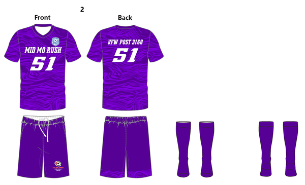 Pulaski Rush Soccer Club Soccer Uniforms
