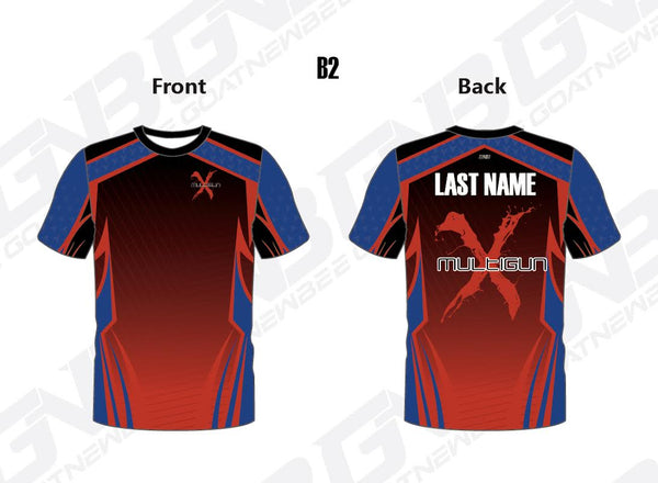 Xtreme MultiGun USPSA Custom Shooter Jerseys
